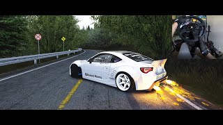 Drifting DakuSide GT86 at Mt Akina  Assetto Corsa Gameplay [upl. by Humph]