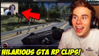 Blaustoise REACTS TO Hilarious GTA RP CLIPS 3  GTA 5 NoPixel [upl. by Bryanty975]