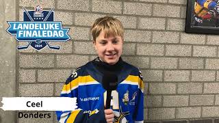 Finale U15 2024 interview Cees Donders van Tilburg Trappers [upl. by Carolee]