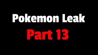 The Gamefreak Pokemon Leak  Part 13 typhlosion [upl. by Torhert66]