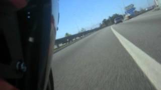 Honda CBR 954 RR practicing 4th and 5th gear wheelies [upl. by Aneelak]