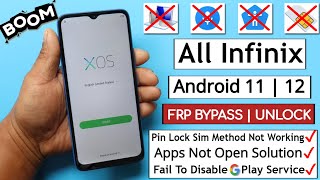 2023 All Infinix Android 1112 Frp Bypass  Unlock Google Ac  Apps Not Opening Solution Without PC [upl. by Akerahs]