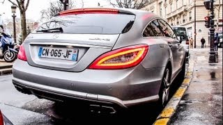 CLS 63 AMG Shooting Brake Start Up Sound amp Drive [upl. by Ttihw]