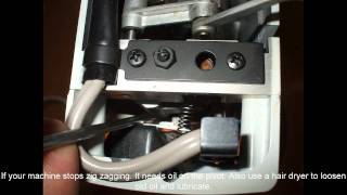 Elna SP ST SU sewing machine repair tips [upl. by Sternberg]