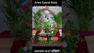 Parte del arte mukimono les desea Artes Gabriel Mata bellos y hermosos trabajos en frutas [upl. by Anileuqcaj769]