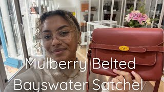 Mulberry Belted Bayswater Satchel Bag Review [upl. by Sandy]