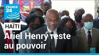 Haïti  le Premier ministre Ariel Henry reste au pouvoir quotface au vide juridiquequot • FRANCE 24 [upl. by Ethban]