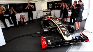 Lotus F1 Car plays Happy Birthday [upl. by Eudora812]