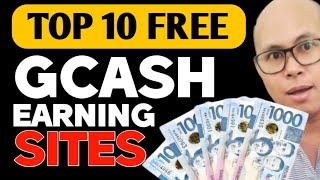 10 Free Websites To Earn Gcash Money Without Investment [upl. by Teirrah]