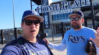 Florida’s MLB BASEBALL SPRING TRAINING 2022 Begins FIRST DAY at TAMPA BAY RAYS amp Atlanta BRAVES [upl. by Cyndia]