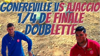 14 de Finale Doublette Ajaccio vs Gonfreville Trophée des Villes 2022  Pétanque [upl. by Libenson]