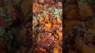 Trini style pork pelau without pigeon peas [upl. by Olympias]