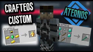 Plugin de Crafteos Custom para tu Servidor de ATERNOS  MINECRAFT [upl. by Annuahs]