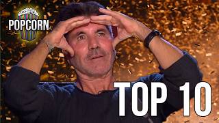 10 UNFORGETTABLE GOLDEN BUZZER AUDITIONS You Must Watch [upl. by Mllly791]