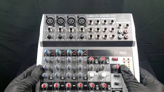 Behringer Xenyx Q1202 USB Mixer [upl. by Ydniahs855]