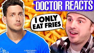 Doctor Reacts To The Most Extreme Diets  Freaky Eaters [upl. by Rother]