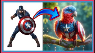 AVENGERS but SUPER PARROT 🦜🦜AVENGER 🔥 All Character Marvel ampDC 2024 [upl. by Dalohcin13]