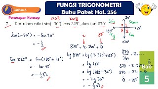 LATIHAN A NO 7 TRIGONOMETRI FUNGSI DAN PEMODELANNYA MATEMATIKA TINGKAT LANJUT KELAS 11 [upl. by Crispen297]