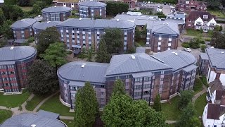 The Pavillions Oadby Student Village from the air [upl. by Mikiso]