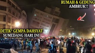 VIDEO FULL Detik² Gempa Bumi Sumedang M 48 Hari ini Warga Berhamburan Rumah Pada Ambruk [upl. by Atikaj]