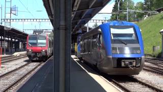 SBB and SNCF railcar [upl. by Iphigeniah]