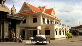 ThailandCambodia Border Crossing タイカンボジア 国境越え [upl. by Aicirt]