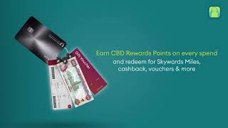 Get AED 2000 cashback as a welcome offer  CBD Visa Infinite Credit Card [upl. by Eelegna]