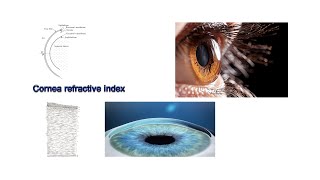 Cornea Refractive index [upl. by Juetta]