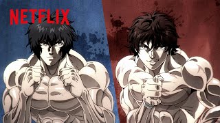 Baki Hanma VS Kengan Ashura OP  Fly High by ATARASHII GAKKO  Netflix Anime [upl. by Otir878]