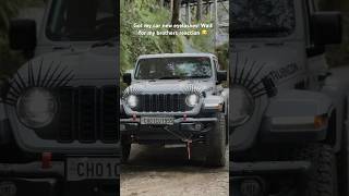 My brother hates me now 😂 funnyvideo siblings jeeprubicon jeepwrangler [upl. by Lledor]