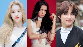 Idols de KPOP que tem RELAÇÃO com o BRASIL shorts TXT blackswan loona got7 kard [upl. by Ertha]