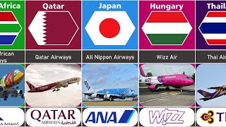 Popular AirLines From Different Country [upl. by Llenil537]