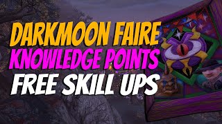 WoW The War Within  Get the Darkmoon Faire Knowledge Points  Profession Quests Guide  Skill Ups [upl. by Mackintosh]