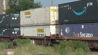 CSX stack train at Cordele GA [upl. by Waligore66]