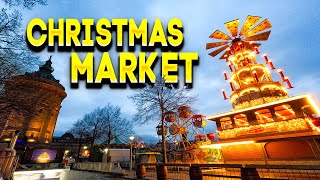 Christmas Market 🎄 Mannheim Germany 2023  Mannheimer Weihnachtsmarkt [upl. by Aritak712]