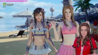 Tifa and Aerith hit the beach  Final Fantasy 7 REBIRTH [upl. by Nauqe]