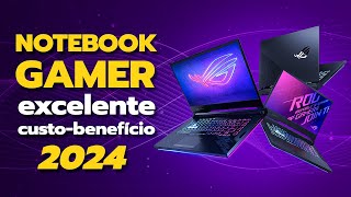 Top 3 Notebooks Gamers 2024  Melhores em CUSTOBENEFÍCIO [upl. by Brogle]