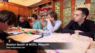 Russian lesson at MGU Moscow [upl. by Attevad868]