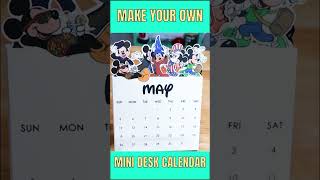 Make a custom mini desk calendar with Cricut cricutcrafting cricutprojects diy [upl. by Dante194]