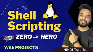 Master SHELL SCRIPTING in ONE VIDEO for Beginners 🔥 HINDI  MPrashant [upl. by Freberg587]