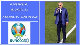 Andrea Bocelli  Nessun Dorma перевод на русский транскрипция  Euro 2020 Opening Ceremony [upl. by Lasorella]