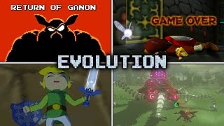 Evolution of Links Deaths and Game Over Screens 1986  2017 [upl. by Arodnahs]