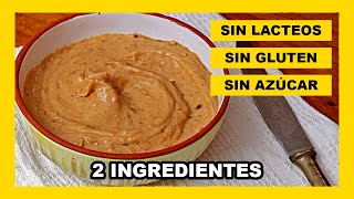 🔶MUY FÁCIL Y RÁPIDO Crema para untar decorar y rellenar tortaspasteles receta vegana [upl. by Adroj175]