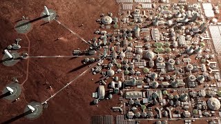 City on Mars Elon Musks Plan  Making Life Multiplanetary [upl. by Kristyn]