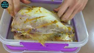 crispy crunchy fry leather jacket fish easy recipe香炸肉竹鱼 all about food [upl. by Dorkus]