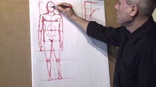 Drawing Teaching 3 The Human Proportions English [upl. by Onitnatsnoc566]