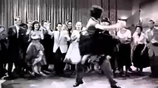 Real 1950s Rock amp Roll Rockabilly dance from lindy hop [upl. by Eulaliah]