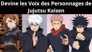 Devine les Voix des Personnages de Jujutsu Kaisen [upl. by Eelra]