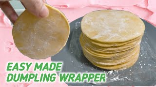 Dumpling wrapper from carrot juice  dumpling wrapper recipekulit dumpling resep饺子皮做法 [upl. by Kraft]