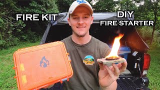 Homemade DIY Fire Starter and Fire Kit for Camping [upl. by Nair]